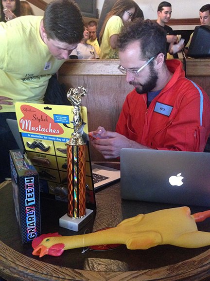 Kelly Rogala at work